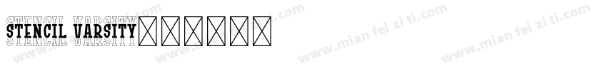 Stencil Varsity字体转换